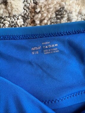 aerie Royal Blue Bandeau Swim Top